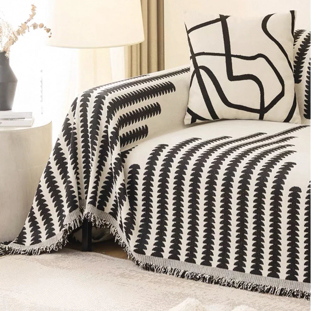 Housse de canapé, mise en situation