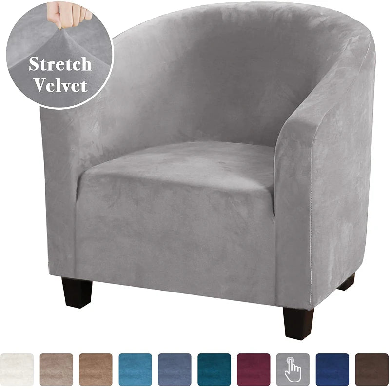 Housse de chaise en polyester, vue de dos