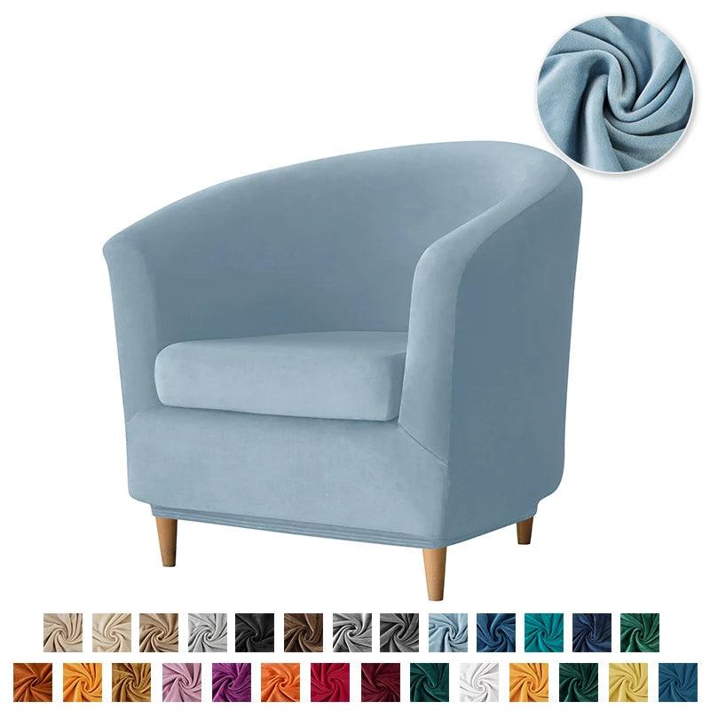 Housse de canapé en polyester, vue d'ensemble