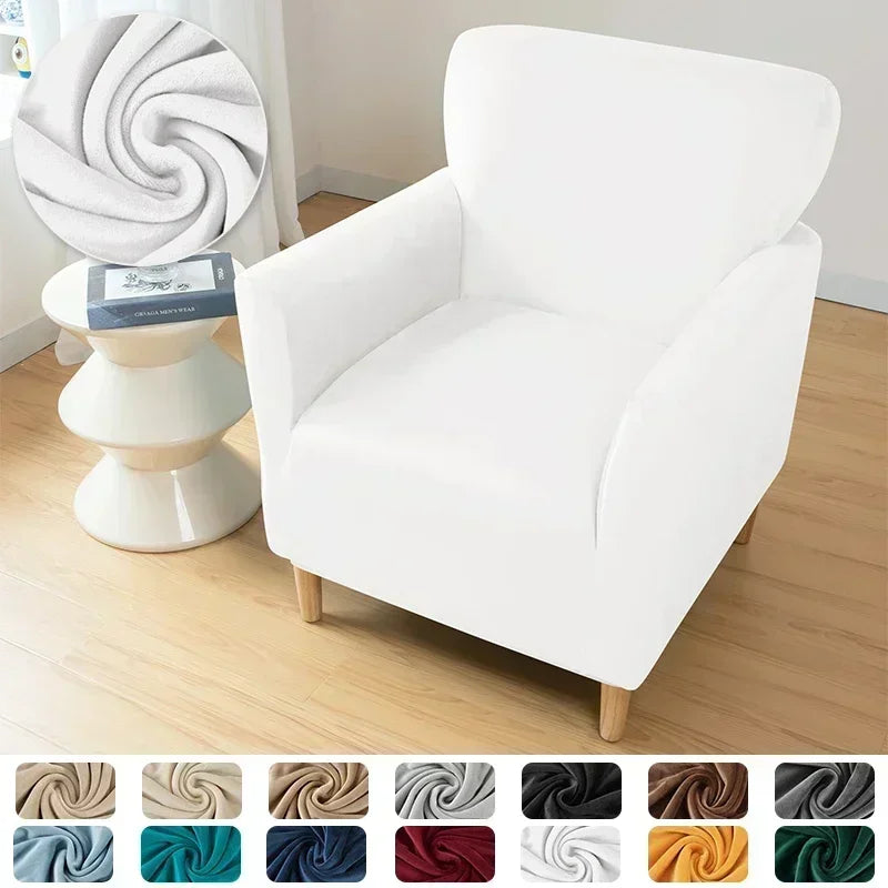 Housse de canapé en polyester, mise en situation