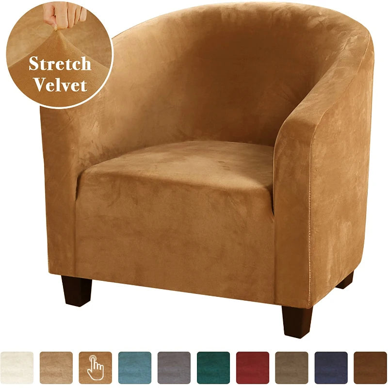 Housse de chaise en polyester, vue de dos