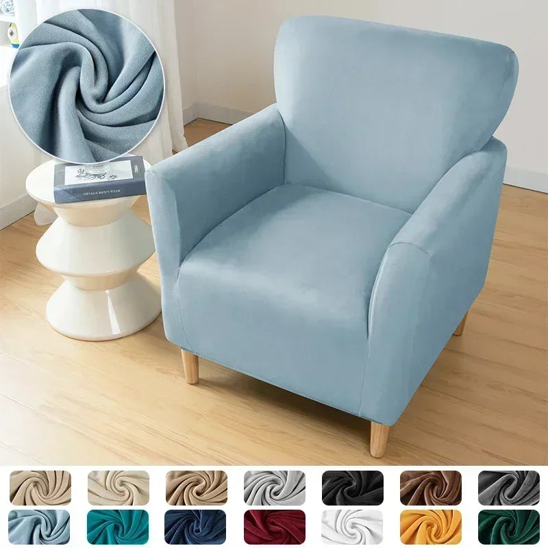 Housse de canapé en polyester, housse posée