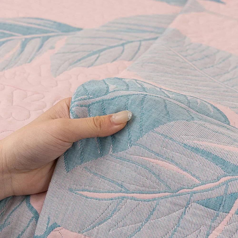 Housse de canapé, gros plan sur le tissu