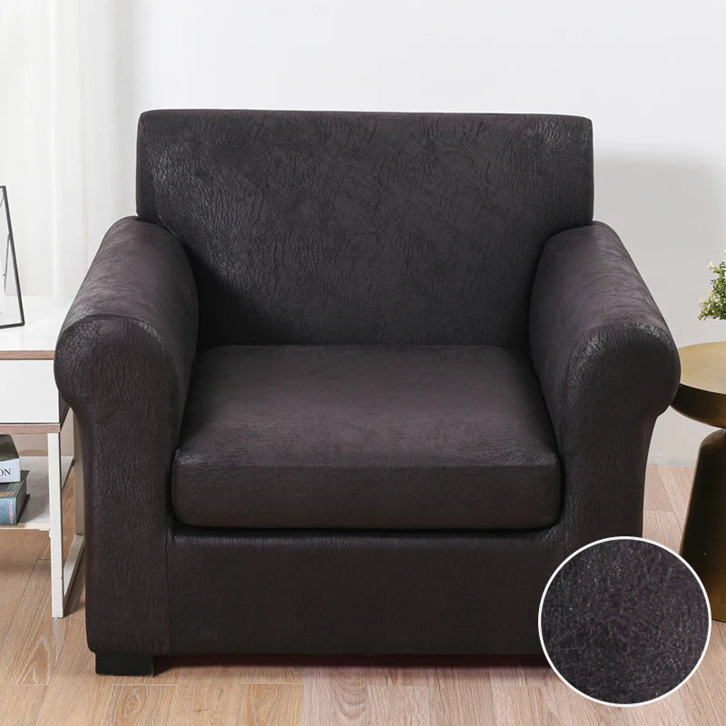 Housse de canapé en jacquard, gros plan sur le tissu