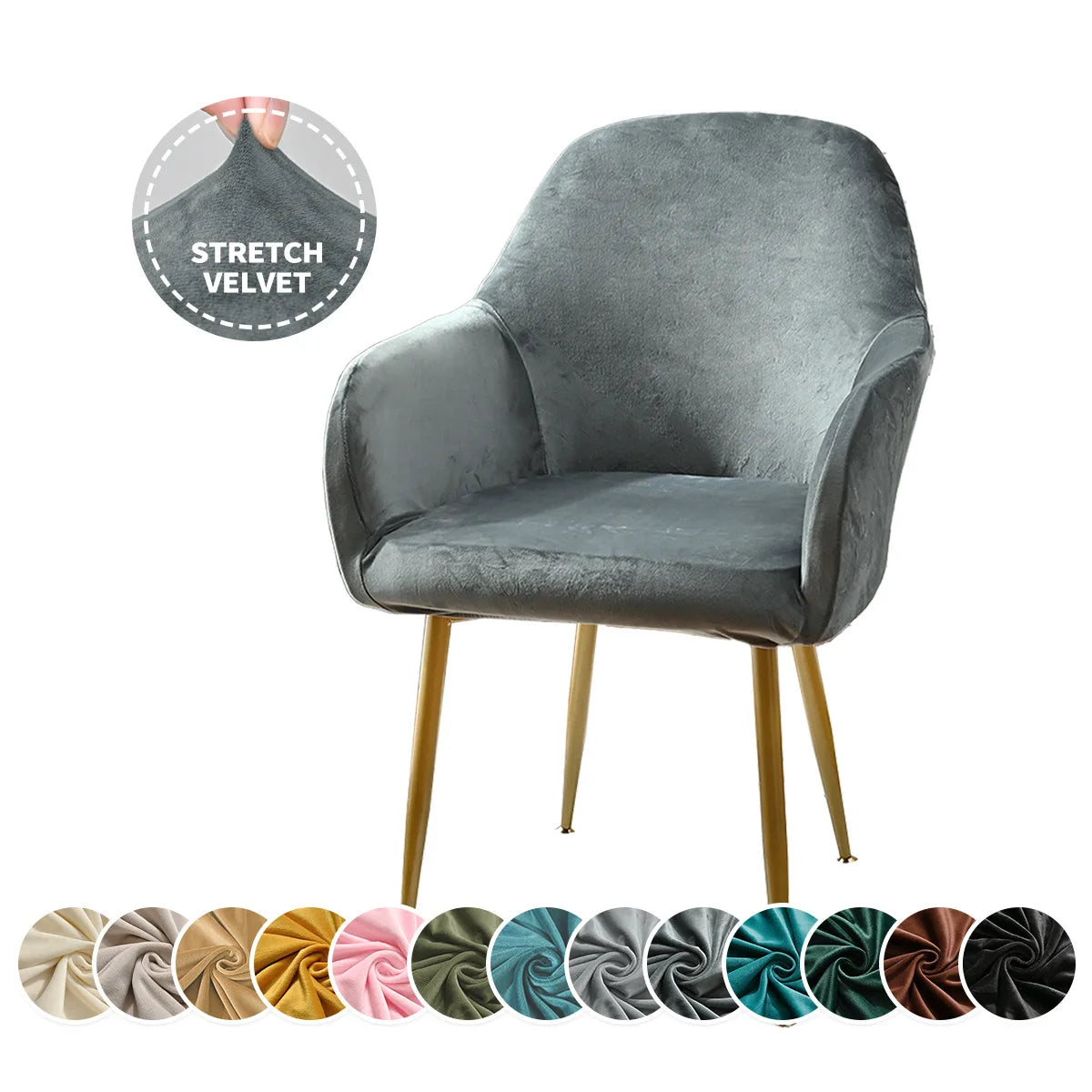 Housse de canapé en polyester — détail de la matière : polyester Image