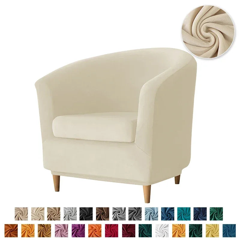 Housse de canapé en polyester, vue de dos