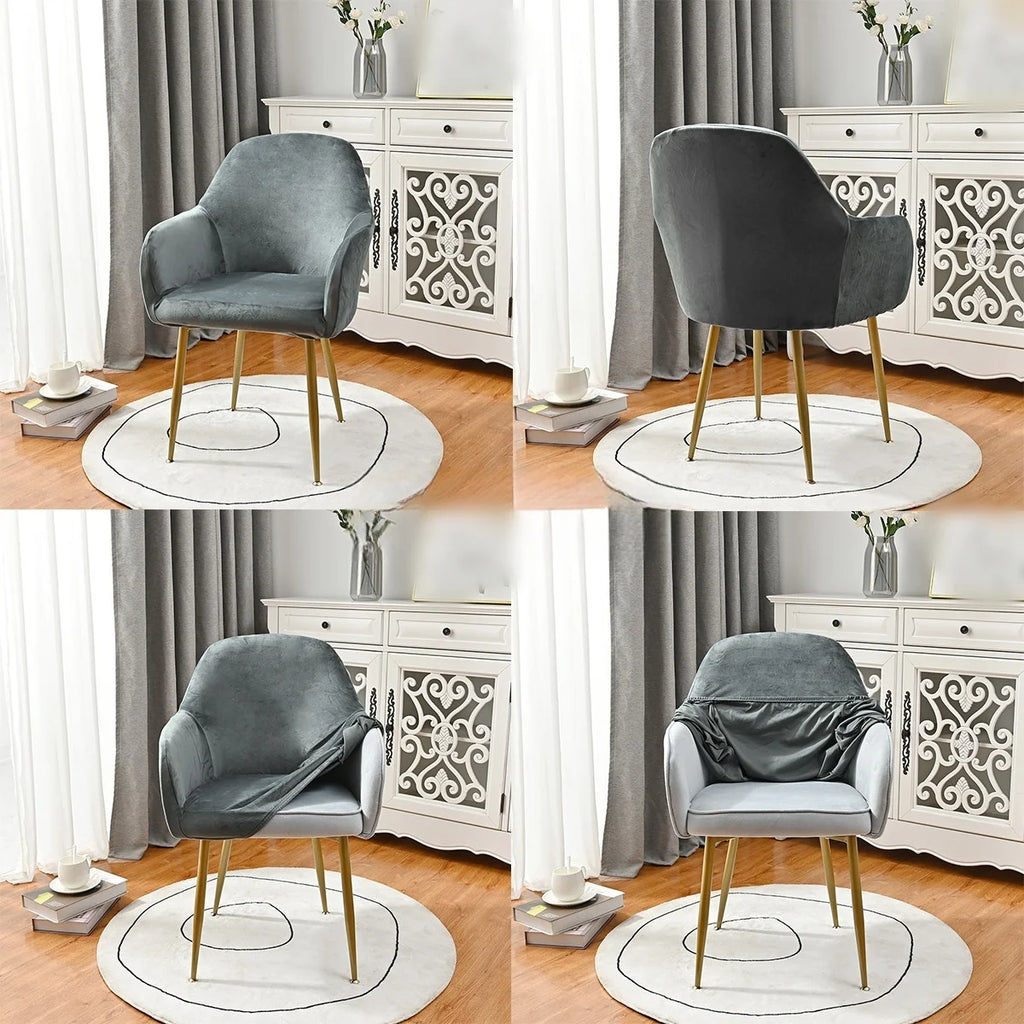 Housse de canapé en polyester, mise en situation