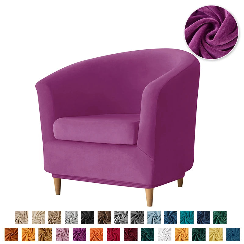 Housse de canapé en polyester, mise en situation