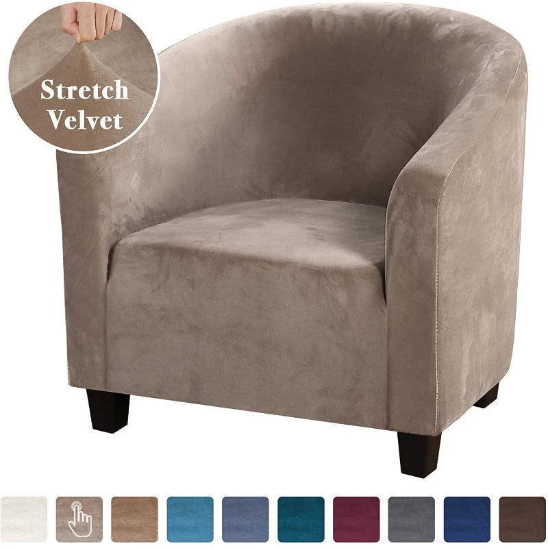 Housse de chaise en polyester, housse posée