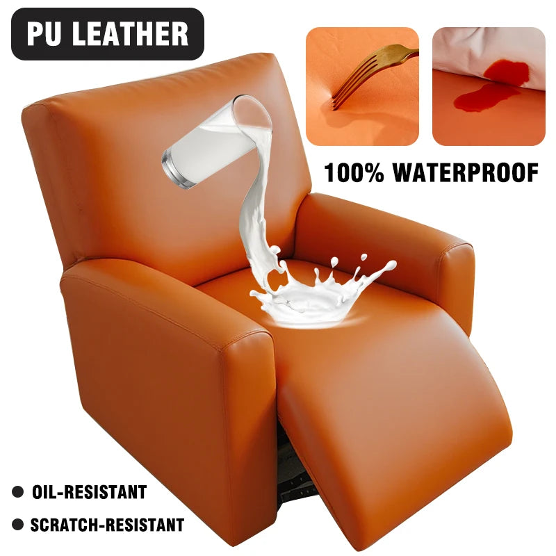 Protection de canapé en polyester antidérapante, vue de dos