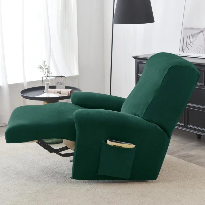 Housse de canapé en polyester, détail de l'ourlet