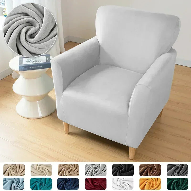 Housse de canapé en polyester, gros plan sur le tissu