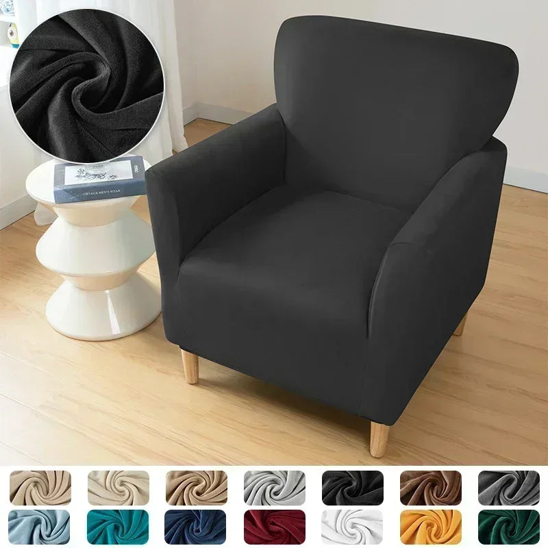 Housse de canapé en polyester, mise en situation