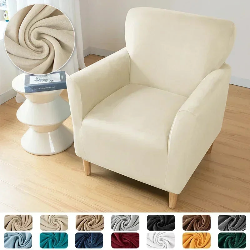 Housse de canapé en polyester, détail de la finition