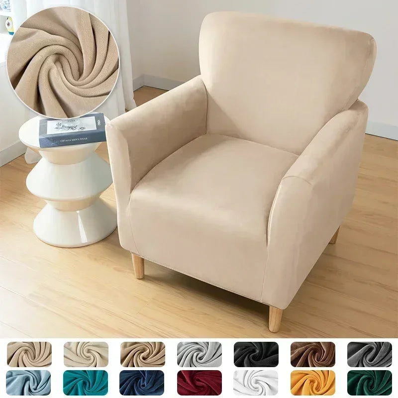 Housse de canapé en polyester — détail de la matière : polyester