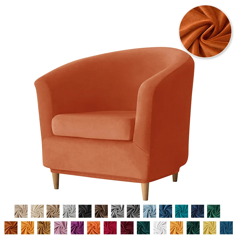Housse de canapé en polyester, housse posée