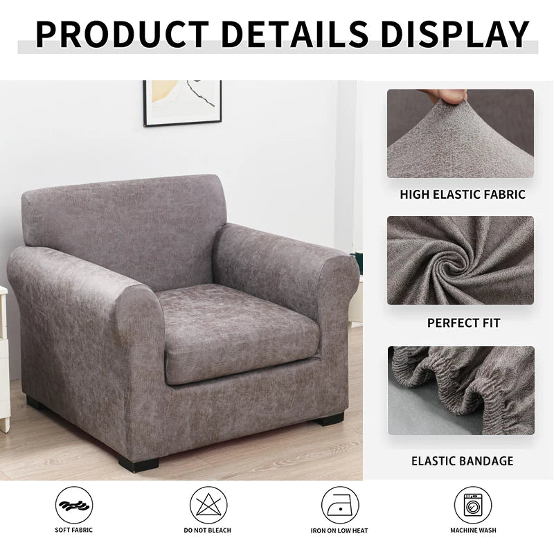 Housse de canapé en jacquard, visuel produit