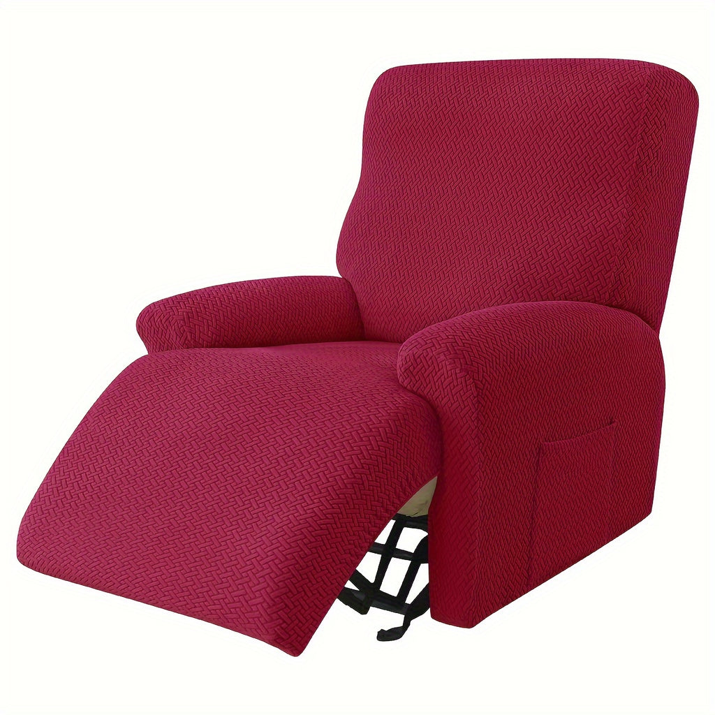 Housse de canapé extensible en polaire jacquard à housses séparées, autre coloris