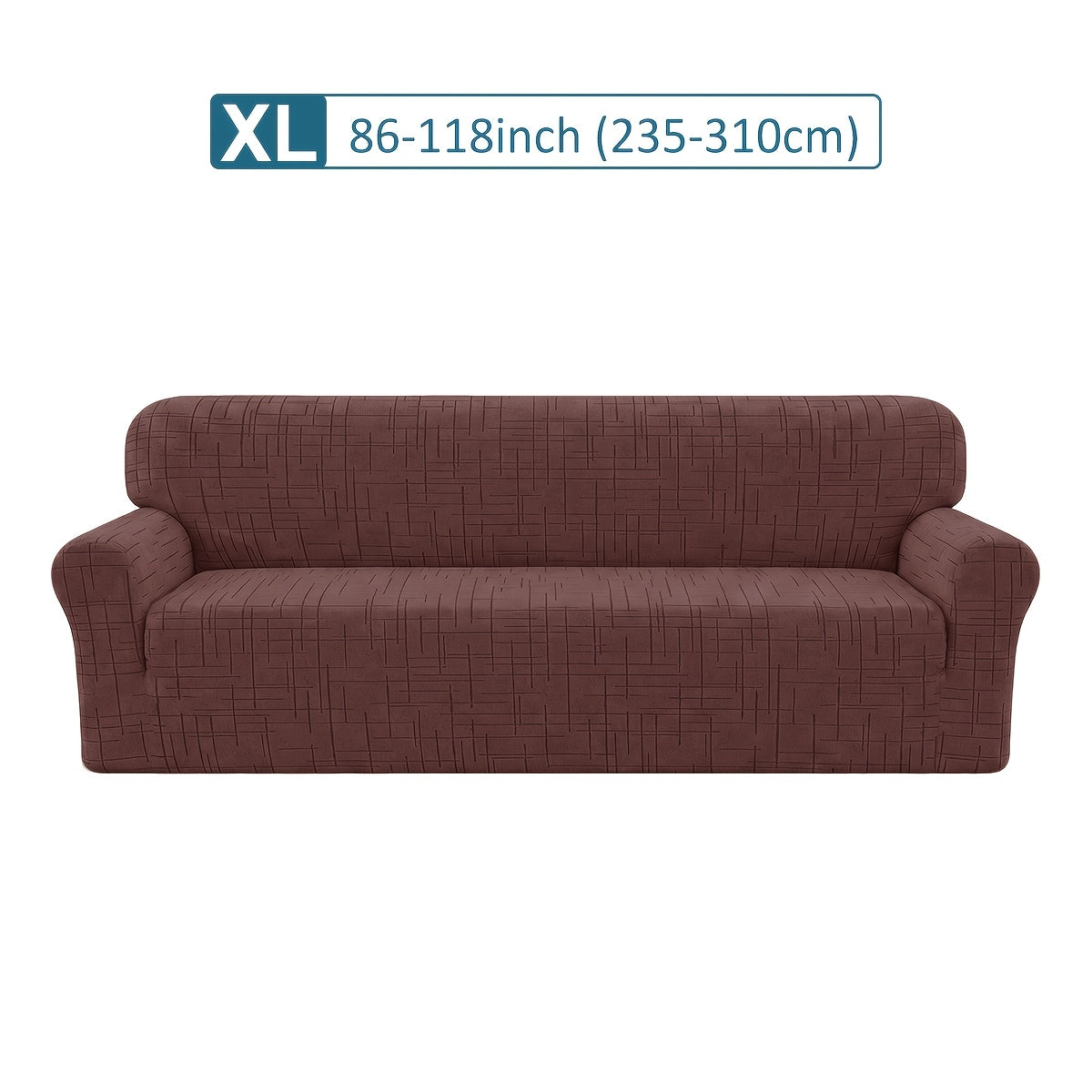 Housse de canapé extensible en polaire jacquard, autre coloris
