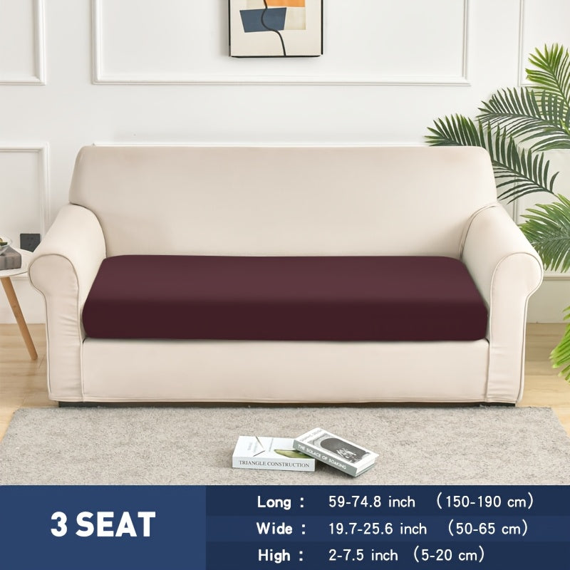 Housse de coussin légère extensible en fibre de lait, vue de dos