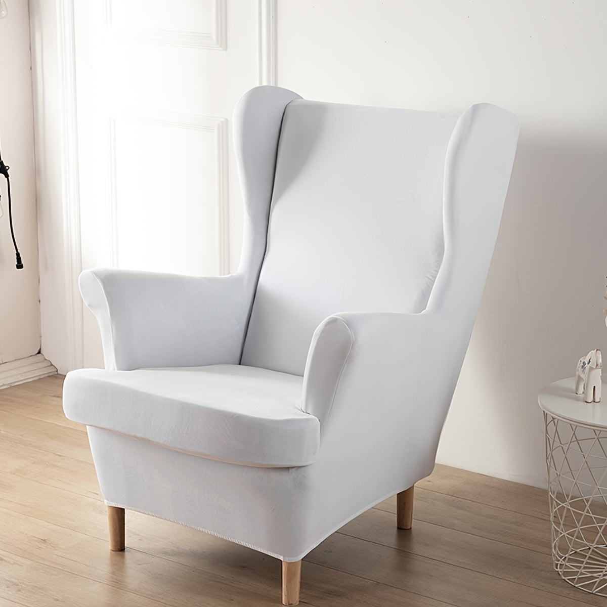 Housse de canapé extensible en polyester au rendu glamour, housse posée