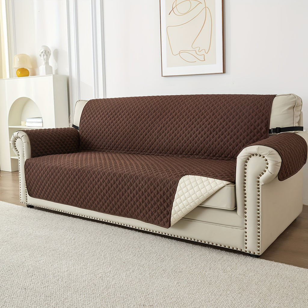 Housse de canapé légère en polyester antidérapante, autre coloris