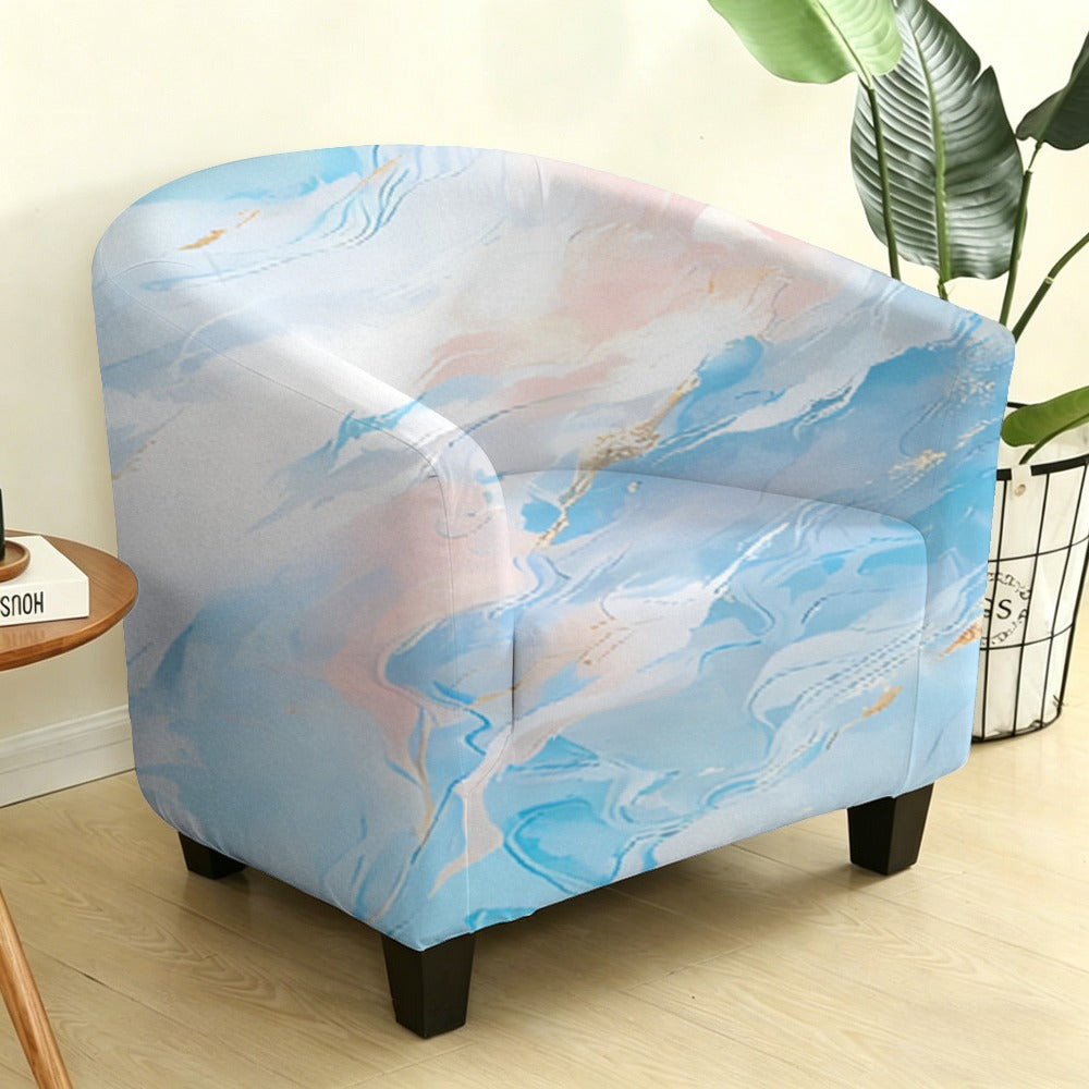 Housse de canapé extensible en fibre de lait matelassée à motif fleuri, compatible fauteuil