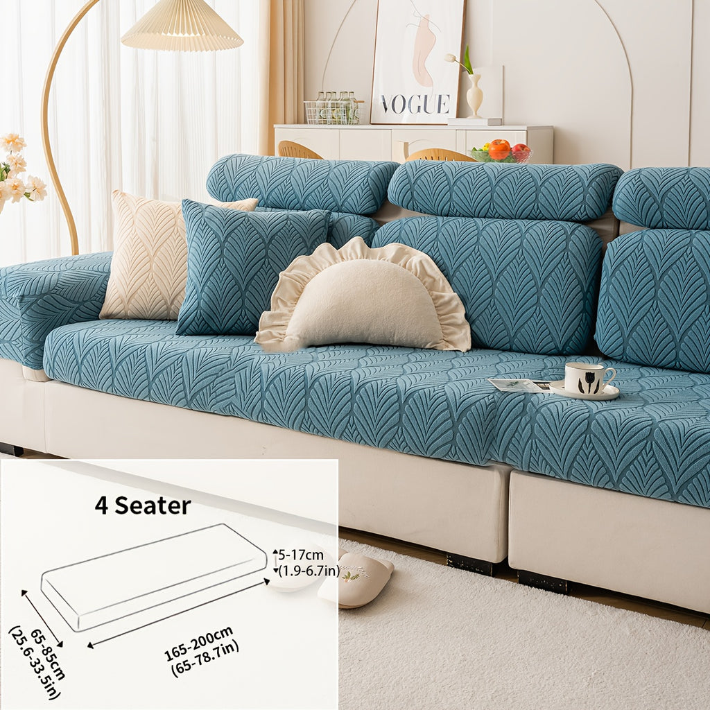 Housse de canapé extensible en polaire à housses séparées, autre coloris