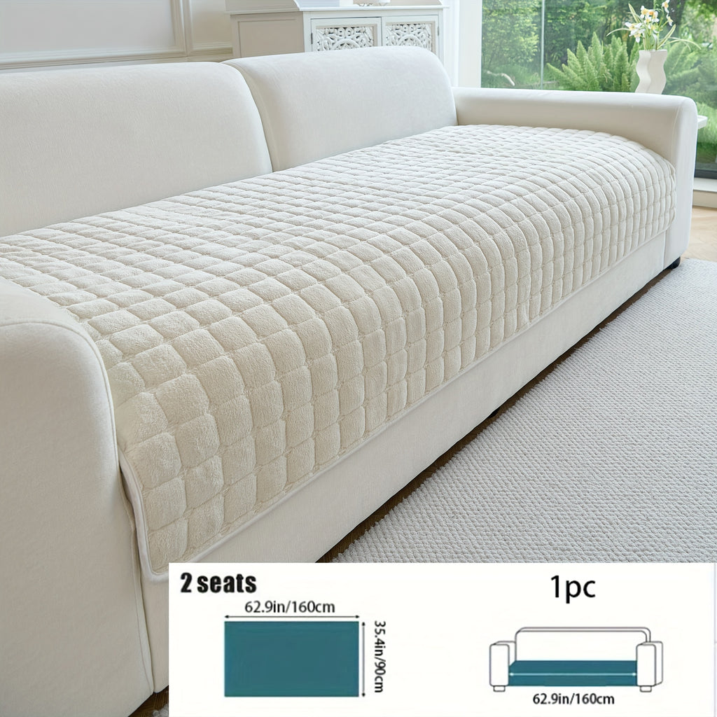 Housse de coussin matelassée, housse posée