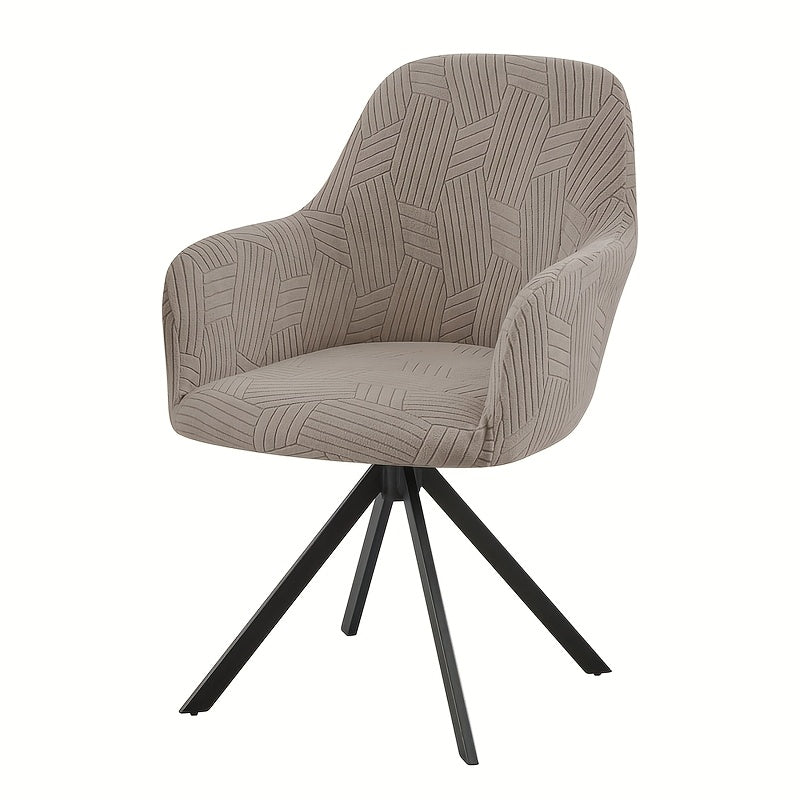 Housse de chaise extensible en polaire jacquard, tissu de 160 à 180 g/m² Image