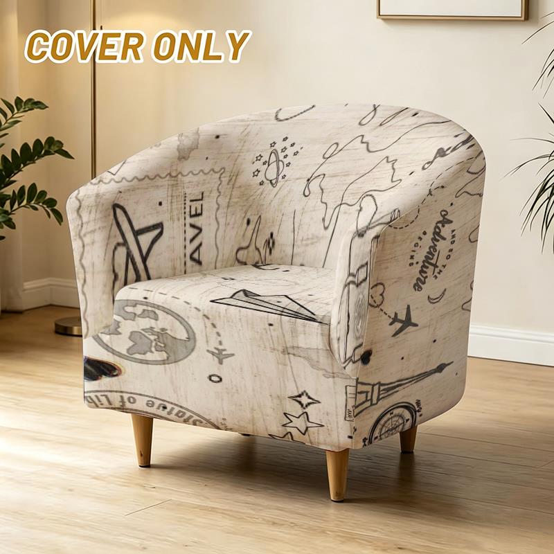 Housse de canapé légère extensible en fibre de lait matelassée pour fauteuil, gros plan sur le tissu