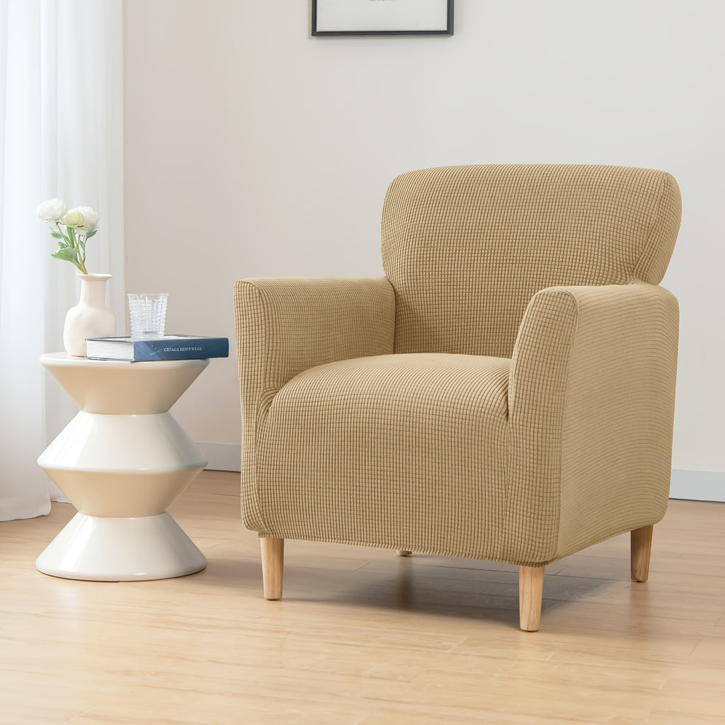 Housse de canapé extensible en velours côtelé pour fauteuil, compatible fauteuil