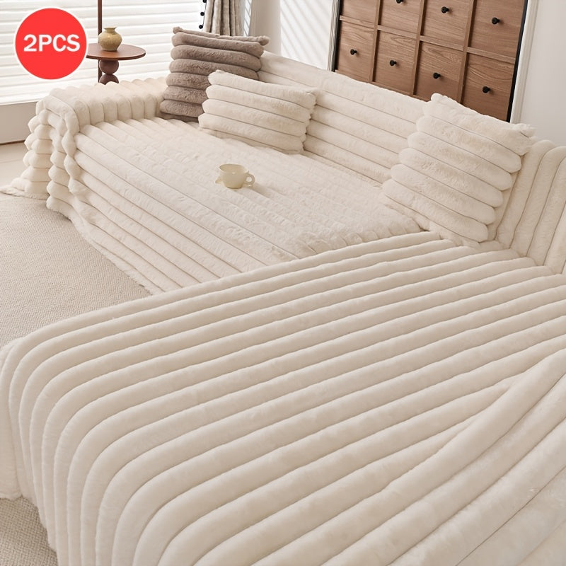 Housse de coussin épaisse en polyester antidérapante