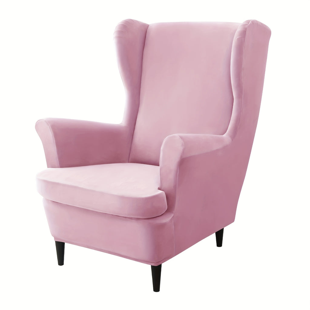 Housse de canapé épaisse extensible en velours pour fauteuil, visuel produit