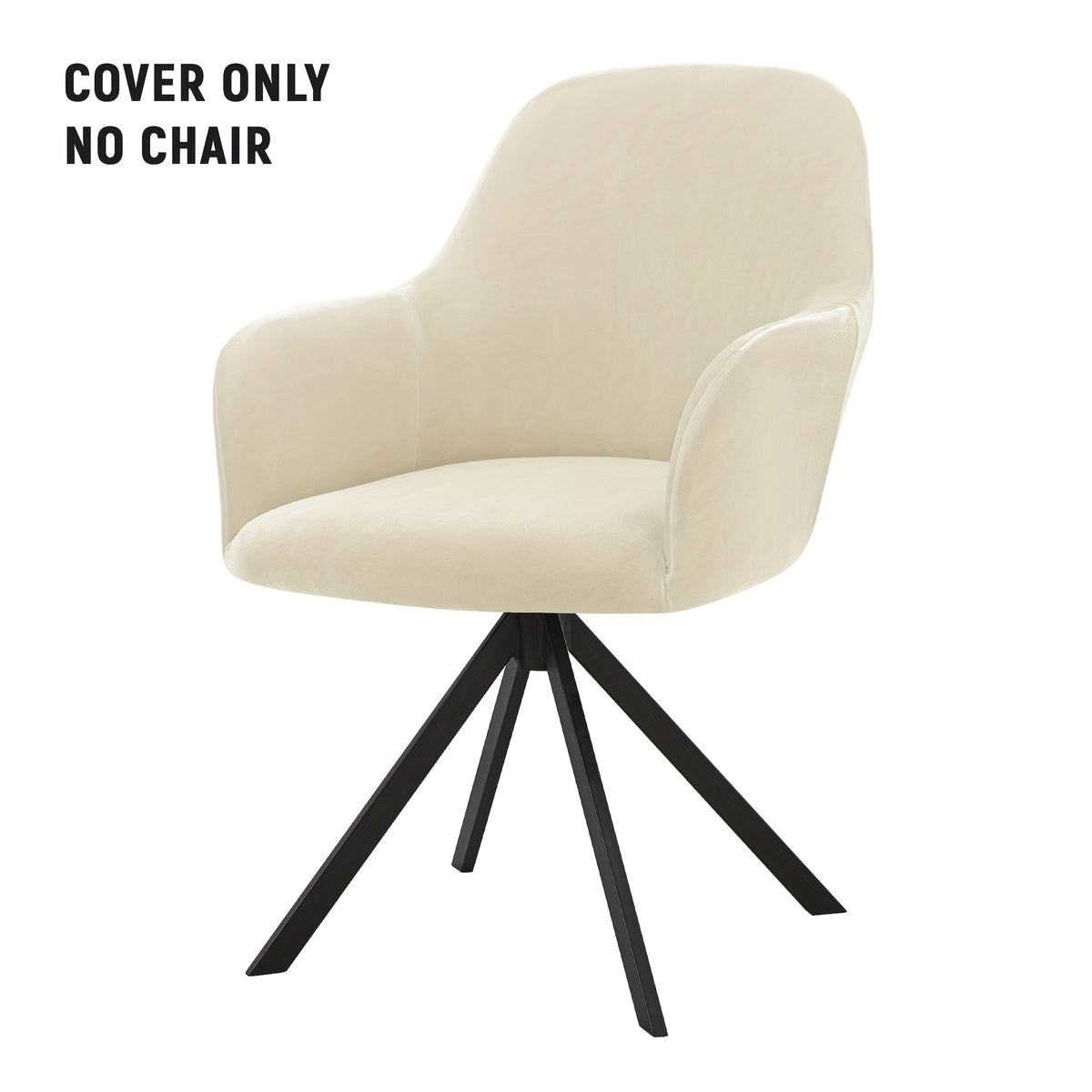 Housse de fauteuil extensible en velours, tissu de 180 à 200 g/m²