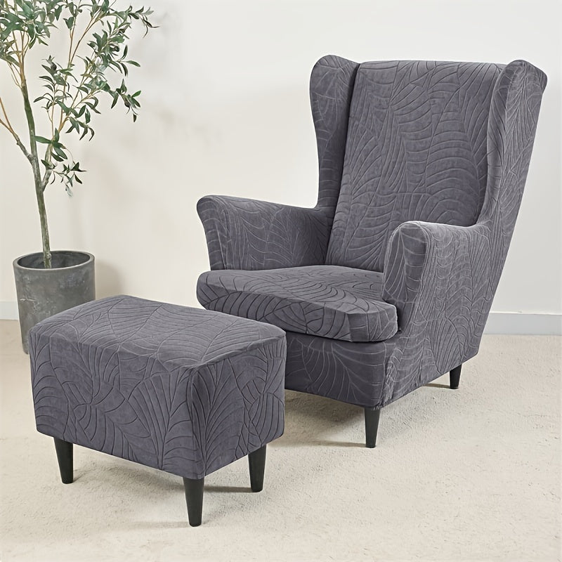 Housse de canapé épaisse extensible en polaire jacquard à housses séparées, tissu de 200 à 250 g/m²