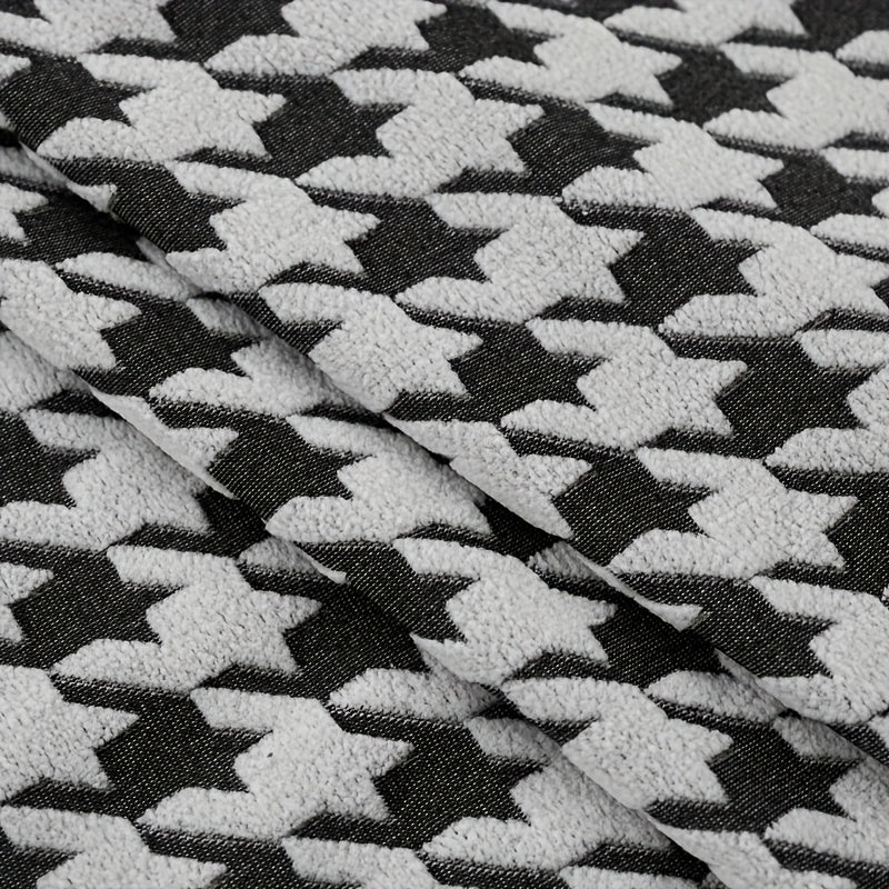 Housse de canapé extensible en polaire jacquard à housses séparées, mise en situation