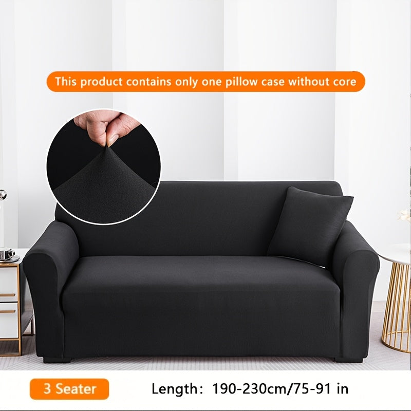 Housse de canapé légère extensible en fibre de lait imprimée, tissu de 120 à 140 g/m²