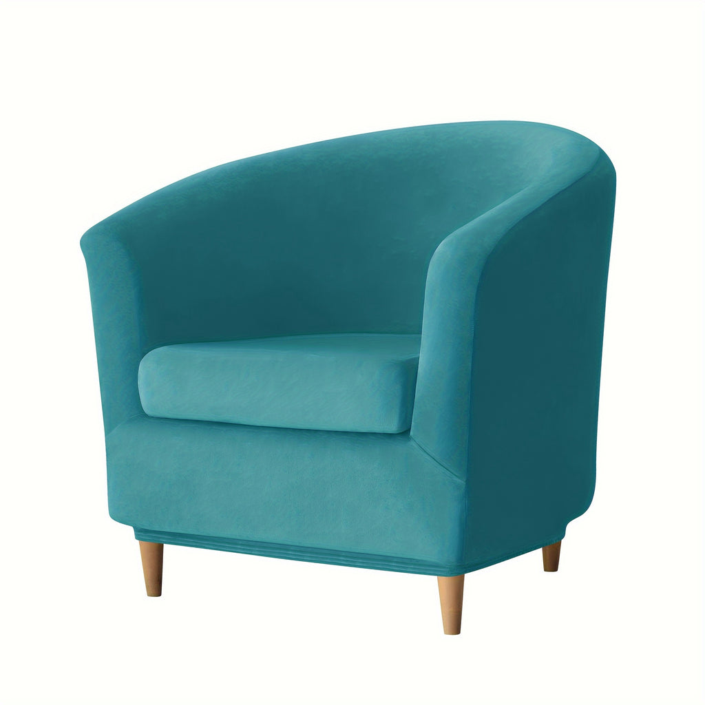 Housse de canapé extensible en polaire en fils teints, autre coloris