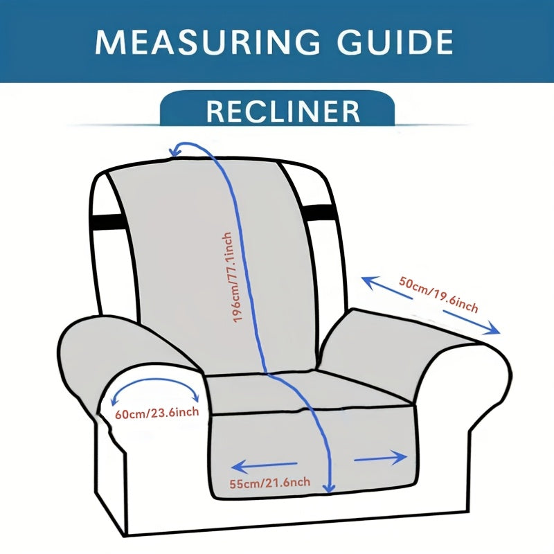 Housse de canapé épaisse pour fauteuil, housse posée