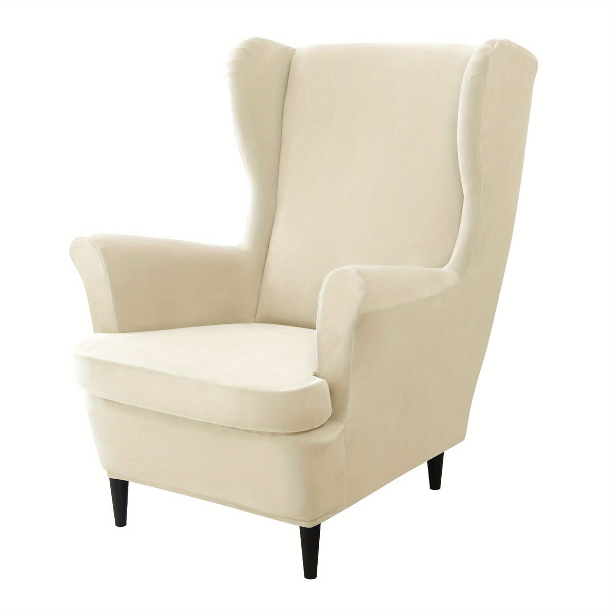Housse de canapé épaisse extensible en velours pour fauteuil Image