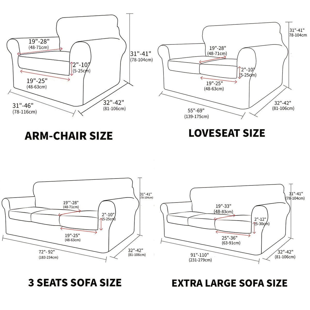 Housse de canapé extensible en velours à rayures, gros plan sur le tissu