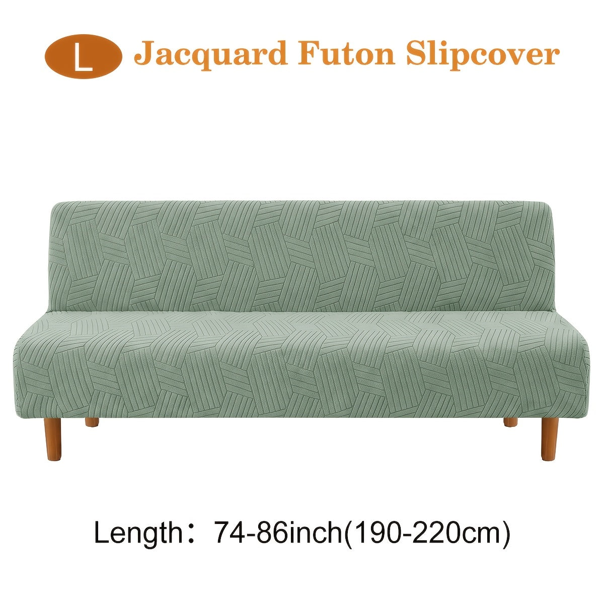 Housse de canapé extensible en velours côtelé jacquard, détail de l'ourlet