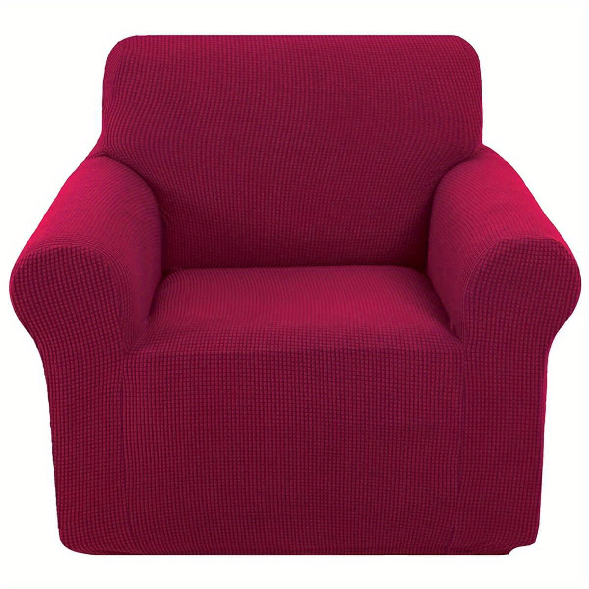 Housse de canapé épaisse extensible en polaire jacquard, housse posée