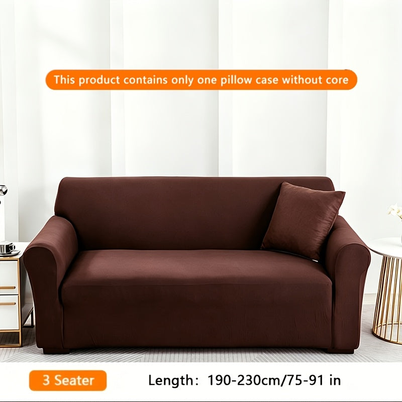 Housse de canapé légère extensible en fibre de lait imprimée, visuel produit
