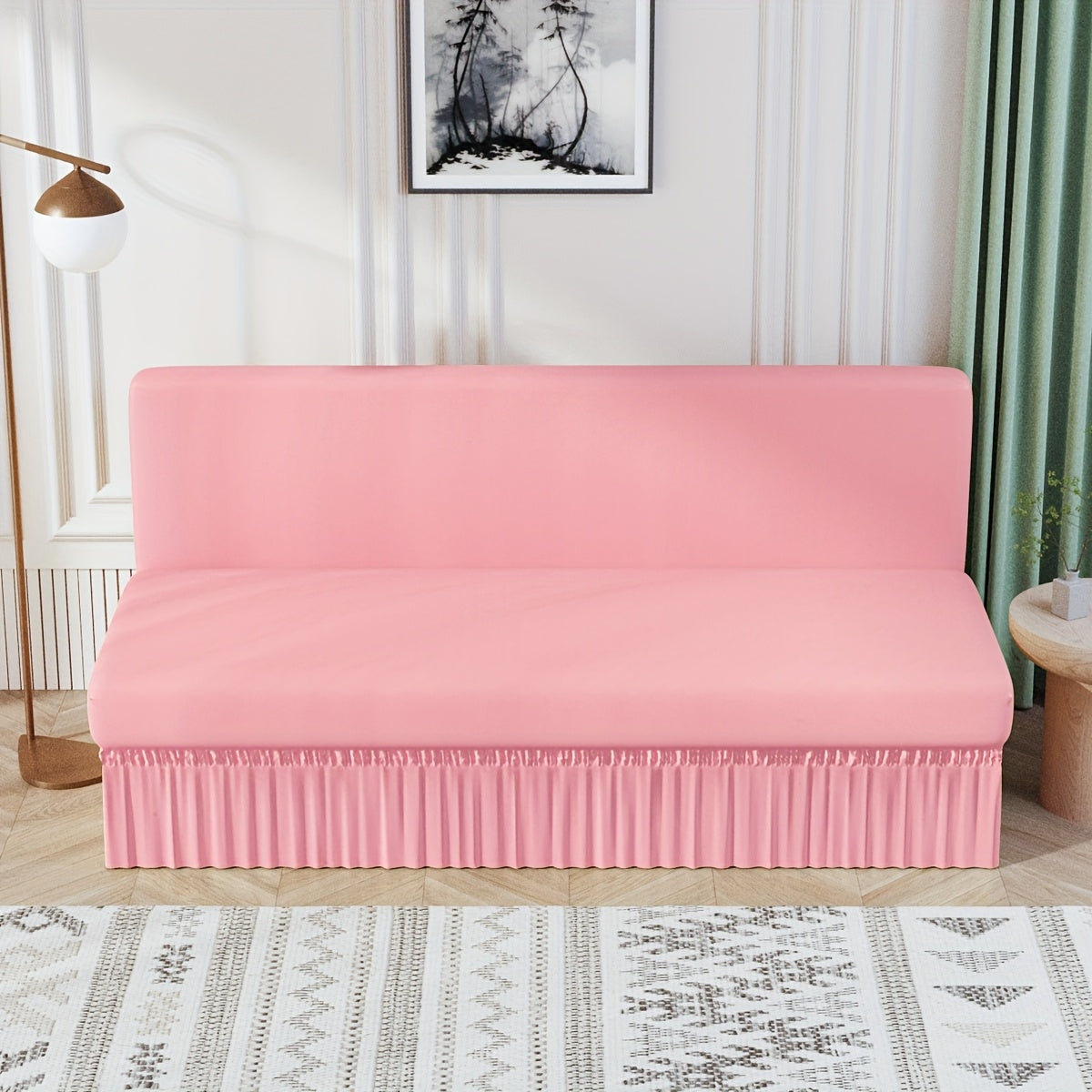Housse de canapé extensible en fibre de lait à housses séparées pour canapé, tissu de 140 à 160 g/m²