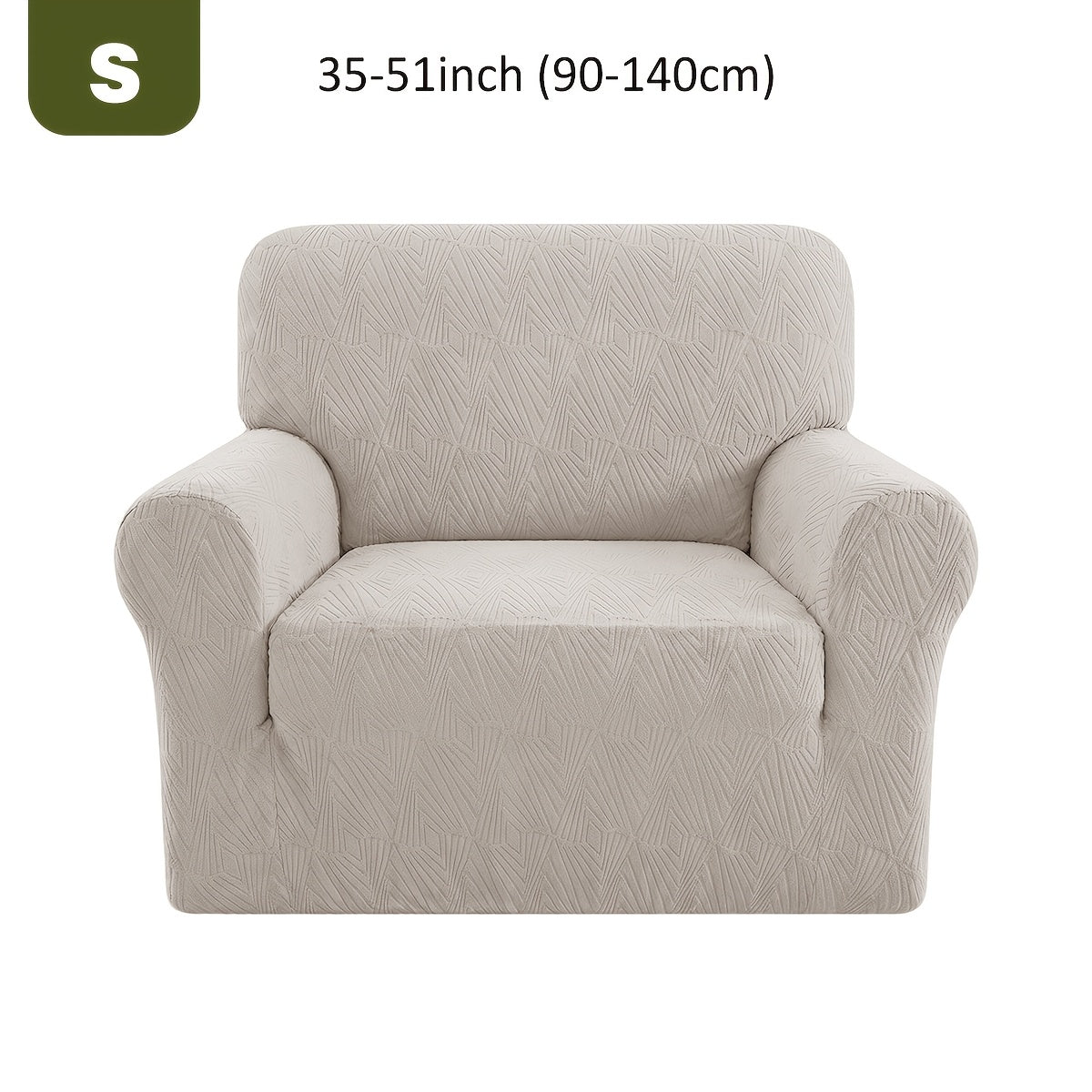 Housse de canapé extensible en polaire jacquard, tissu de 160 à 180 g/m²