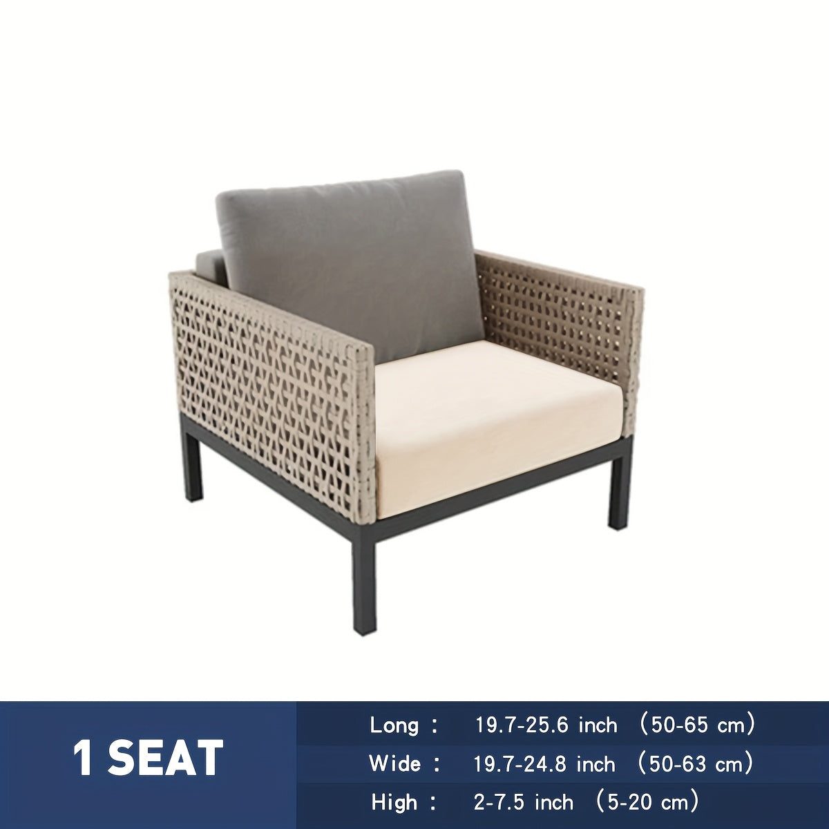 Housse de coussin légère extensible en fibre de lait, compatible fauteuil, canapé deux places, canapé trois places