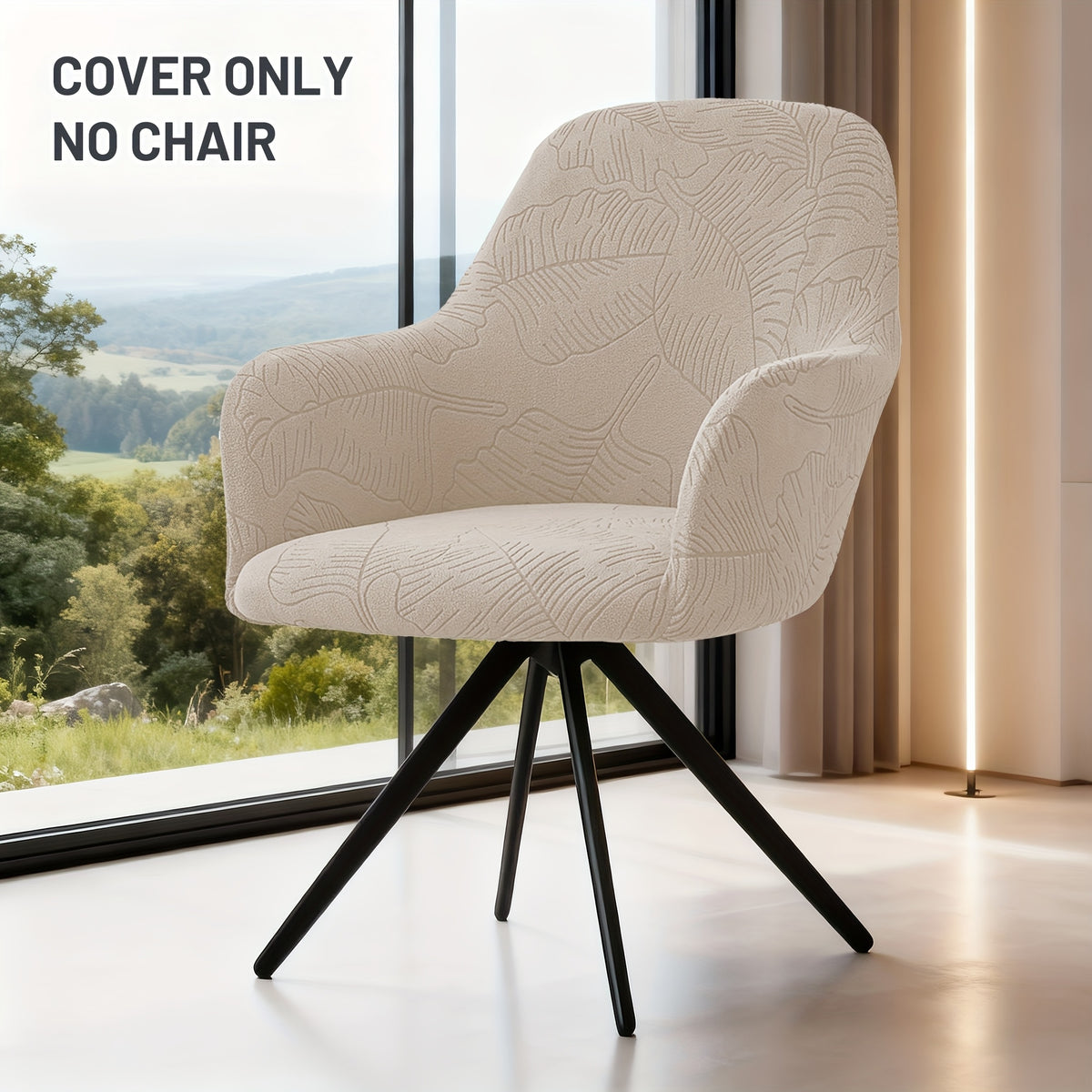 Housse de canapé extensible en polaire, mise en situation