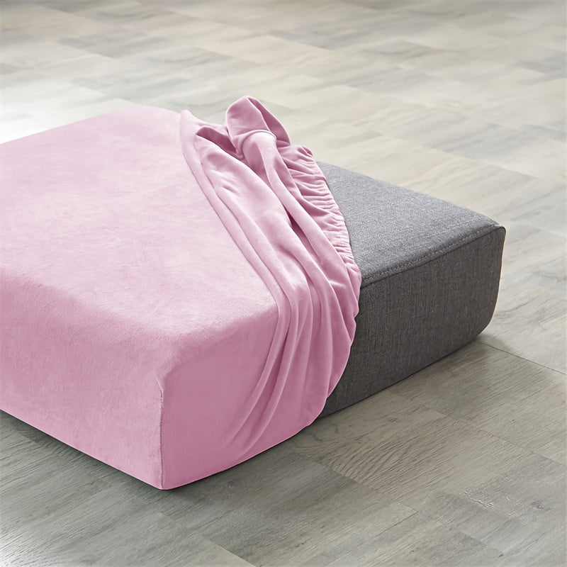 Housse de coussin extensible en velours antidérapante, autre coloris